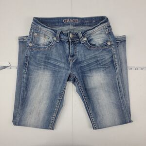 Grace Capri Jeans blue 26 womens‎ 2965 dennim 26x26